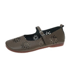 2024 Spring and Autumn Barefoot Ballet Mary Jane Women's Flat Soft Shoes Hollow Soft Sole Women's Shoes Loafers Women