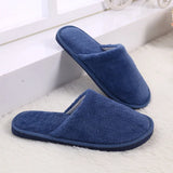 Women Indoor Slippers Thicken Warm Plush Home Shoes Autumn Winter Shoes House Flat Floor Slipper Soft Silent Slides for Bedroom