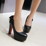 Customized Large Size Pumps Single Shoes 44 45 46 Yards Large Size High Heels with High-heeled Shoes with Butterfly Knot Diamond