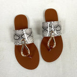 Women Leather Summer Sandals Shoes Retro design Thin Straps Open Toe Beach Slides Flat with Plus Size 41 Female Footwear