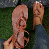 Women Sandals 2024 Summer Flat Shoes Female Bohemian Flip Flops Ladies Vacation Beach Sandales Girls Street Footwear