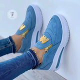 Women's vulcanized shoes 2024 new fashion plus size women's shoes platform casual board shoes tênis feminino