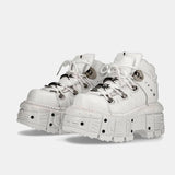 2024 New Heavy Metal Punk Small Height-Increasing Leather Female Millennium Hot Girl Asian Culture Gothic Platform Shoes