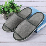 1Pair Travel Spa Hotel Non-slip Slippers Men Women Cotton Linen Flip Flop Shoes Slippers Full/Half Inclusive Guest Slippers Shoe