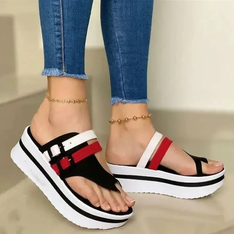 Women Luxury Sandals New Platform Sandals For Summer Wedges Shoes Women Platform Heels Sandalias Mujer Luxury Summer Flip Flops