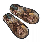 Custom Labyrinth Jareth The Goblin King Soft Memory Foam House Slippers Women Fantasy Film Comfy Warm Anti-Skid Slipper