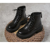 Med Heel Boots Women's Rubber Shoes Rain Flock PU Sewing Hoof Women's Rubber Boots Rain Med PU Flock Sewing Hoof