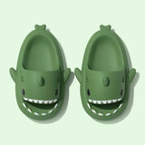 Christmas Halloween Shark Slippers Men's Women‘s Dark Flip-Flops Couples Festival Slides Adults Shoes