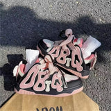 Chaussures roses mignonnes pour femmes, nouveau style 2023, chaussures polyvalentes Kawaii pour petites filles, baskets roses résistantes à l'usure