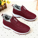 Women Shoes Cotton-padded Shoes Winter Warmth and Plush Thickening for Outdoor Cotton Shoes and Snow Boots for Daily Travel