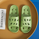 Summer Slippers Women Shoes Beach Slides Cartoon Bear Flip Flops Men'S Slipper Indoor Bathroom Anti-Slip Shoes Couple Sandals