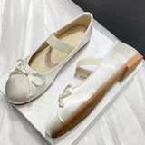 Women Flats Mary Janes 2025 Casual Rhinestones Spring Fashion Female Shoes Ballet Flat Slides Ladies Outside Sandals Footwear