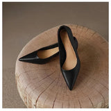 Luxury Pumps Shoes for Women Heeled Woman Medium Heel Stiletto Heels High Sandal Party Office 2019 Elegant Brown Small Heel Sexy