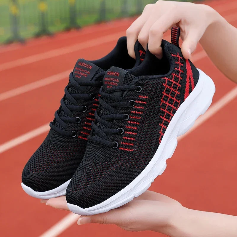 Fashion Womens Running Sneakers High Quality Comfortable Lightweight Casual Shoe Non Slip Breathable Mesh Sports Shoes for Woman