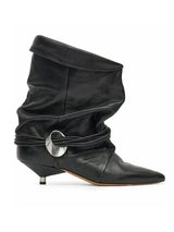 Autumn and Winter New Women's Slim Heel Short Boots, European and American Fashionable Pointed Low Heel Plus Ankle Boots