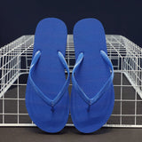 Simple Solid Color Comfortable Slippers Summer Women Korean Fashion Casual Non-Slip Couple Flip Flops Breathable Beach