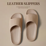 Women's Solid Color Casual Simple Slipper, EVA Material, Comfortable Indoor/Outdoor Dual-use, Anti-Slip Design.