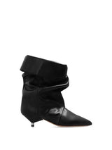 Autumn and Winter New Women's Slim Heel Short Boots, European and American Fashionable Pointed Low Heel Plus Ankle Boots
