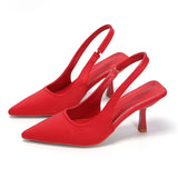 New Autumn Women's Shoes Fashion Women's Pumps Pointed Toe High Heels Shallow Women's Sandals