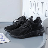 Women Fashion Casual Sneakers Comfortable Mesh Lace-Up Ladies Sport Shoes Women's Walking Mesh Flat Breathable Vulcanized Shoes