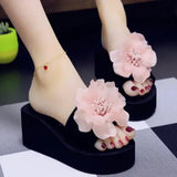 Hot! New Fashion Summer Women Platform High Heel Flip Flops Beach Sandals Bowknot Slippers Women Shoes Size36-40 For Choice