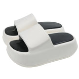 7 cm High platform EVA slippers women's fashion summer streetwear girls chunky shoes woman flatform mules soft elevator slippers