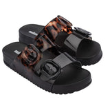 Mini Melissa Adult Outerwear Casual sandals ladies Fashion Versatile Double Button beach shoes Thick Bottom Slippers for Women