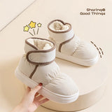 Snow boots for women, new winter outerwear cotton shoes for men, winter plush anti slip waterproof cotton boots