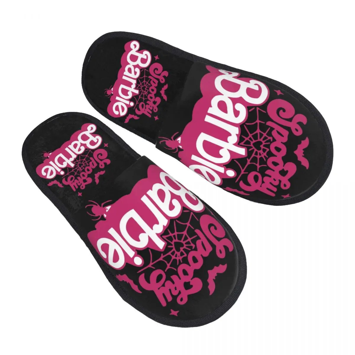 Custom Barbie Memory Foam Slippers Women Comfy Warm House Slippers