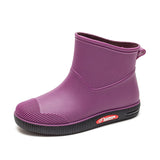 2023 new rain boots for women, outdoor fashionable rain boots, winter cotton warm outdoor non-slip waterproof rubber shoes for w
