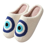 New Winter Christmas Sandals Adult Warm Indoor Bedroom Slippers Women Comfortable Non-slip Slides Men Home Soft Plush Flip Flops