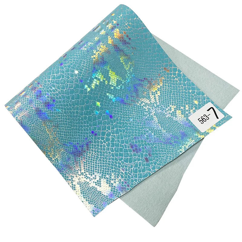 8 Inch (200mm) Heel, 4 Inch (100mm) Platform Lace-Up Front Pole Dancing Ankle Boot With Hologtaphic Serpentine Print Upper