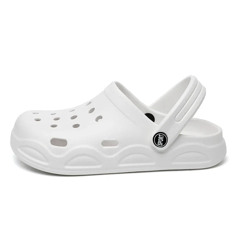 EVA Summer Women Fashion Cute Outdoor Non-Slip Rubber Slippers Indoor Soft Sole Couple Graffiti Sandals