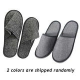 1Pair Travel Spa Hotel Non-slip Slippers Men Women Cotton Linen Flip Flop Shoes Slippers Full/Half Inclusive Guest Slippers Shoe