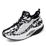 Women's Sneakers Platform Toning Wedge Zapatillas Sports Shoes for Woman Swing Slimming Sneakers Fitness Gym Walking Footwear88