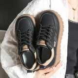 Petites chaussures blanches printemps/été 2024, nouvelles chaussures décontractées polyvalentes à semelle épaisse pour femmes, chaussures d'étudiant surélevées