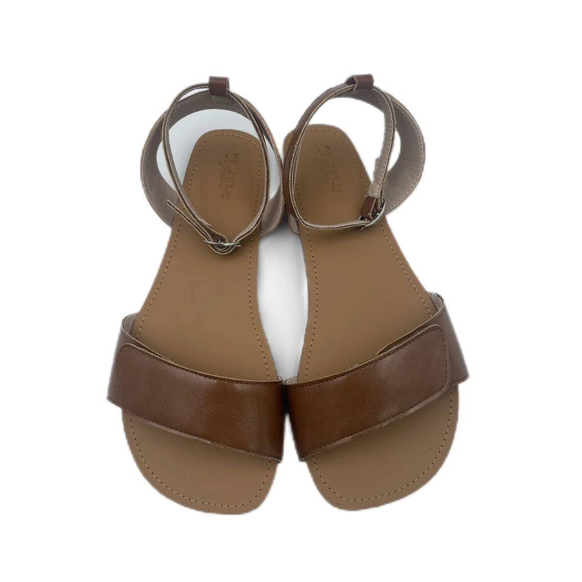 Tipsietoes 2025 Summer Barefoot Leather Flat Sandals For Women Shoes With New MInimalist Soft Sole Zero Drop Sole Light Weight