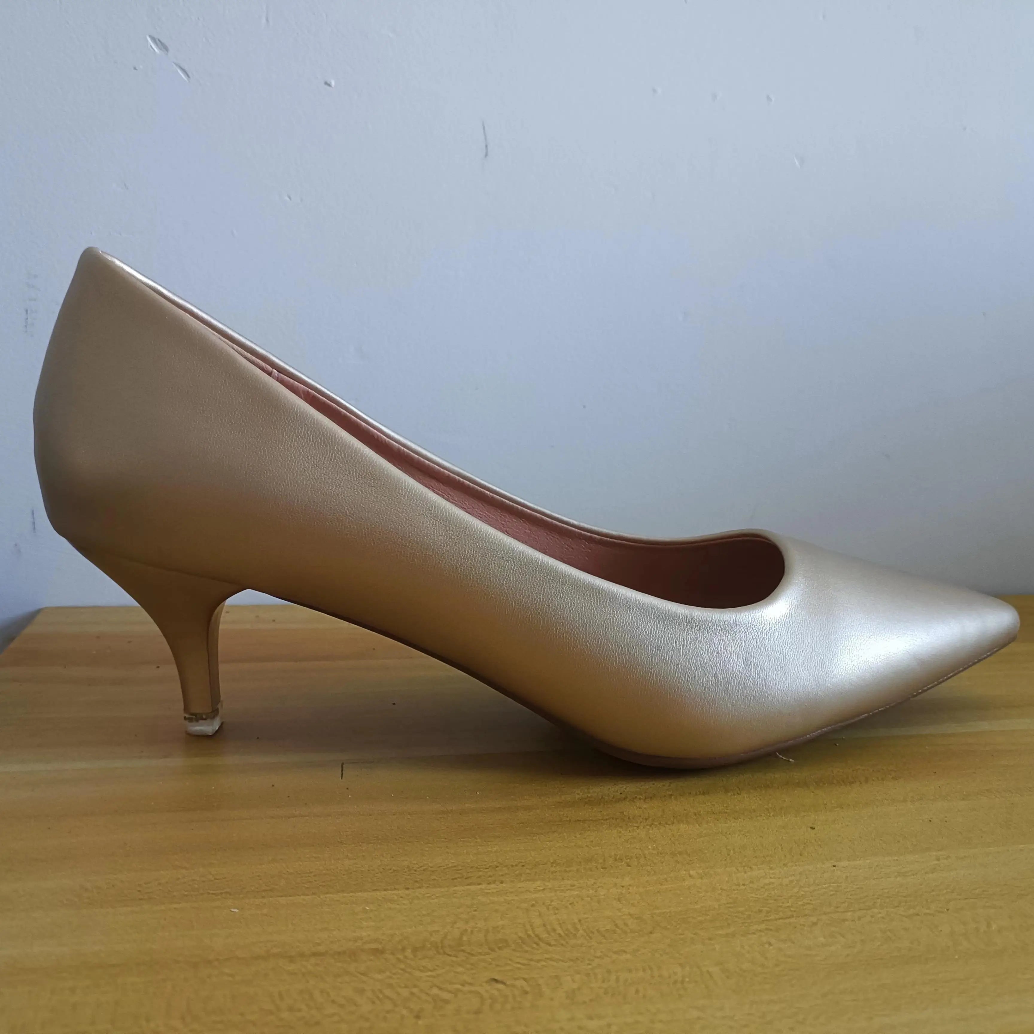 Professional High Heels Women Pointed Shallow Mouthed Single Shoes Black Slim Heeled Flight Attendant Formal Work Shoes Pumps