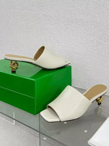 2025 Summer New 10cm Thin High Heel Women's Sandals Fashion Toothed Irregular High Heel Party Skirt 43 Large Cool Slippers