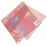 8 Inch (200mm) Heel, 4 Inch (100mm) Platform Lace-Up Front Pole Dancing Ankle Boot With Hologtaphic Serpentine Print Upper