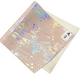 8 Inch (200mm) Heel, 4 Inch (100mm) Platform Lace-Up Front Pole Dancing Ankle Boot With Hologtaphic Serpentine Print Upper