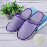 1Pair Travel Spa Hotel Non-slip Slippers Men Women Cotton Linen Flip Flop Shoes Slippers Full/Half Inclusive Guest Slippers Shoe