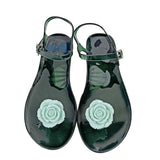 Women's Sandals Summer Hot Selling Shoes Woman 2024 Trend Flat  Fashion Sweet Camellia Fruit Soft Bottomo Jelly Sandals