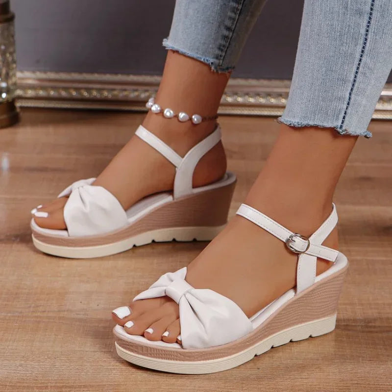 Women Platform High Heels Sandals  Summer New Wedges Open Toe Dress Shoes Female Fashion Slippers Walking Slides Mujer Pumps