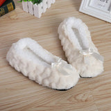 Fluffy Female House Slipper Womens Winter Home Room Plush Warm Thick Faux Fur hairy Non Slip Grip Funny Indoor Floor Shoes Flat