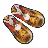 Custom Labyrinth Jareth The Goblin King Soft Memory Foam House Slippers Women Fantasy Film Comfy Warm Anti-Skid Slipper