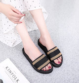Summer Women's Slippers Fashion Platform Wedge Sandals Outdoor Leisure Flip Flops Travel Beach Slippers High Heel Women Slides