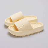 Women Thick Platform Cloud Slippers Eva Cfortable Non-Slip Home Slides Women Summer Lightweight Soft Sole Sandals Flip Flops