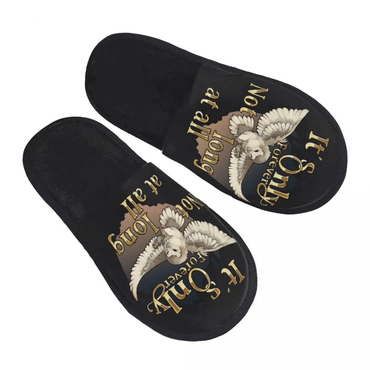 Custom Labyrinth Jareth The Goblin King Soft Memory Foam House Slippers Women Fantasy Film Comfy Warm Anti-Skid Slipper