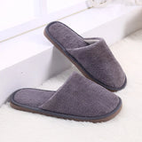Women Indoor Slippers Thicken Warm Plush Home Shoes Autumn Winter Shoes House Flat Floor Slipper Soft Silent Slides for Bedroom